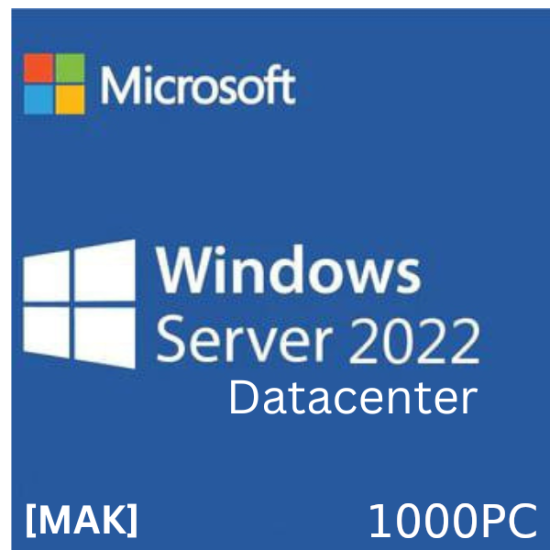 Windows Server 2022 Datacenter 1000PC [MAK:Volume]