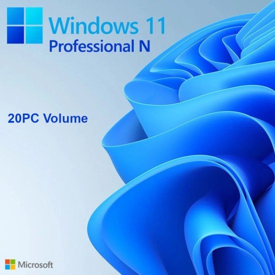 Windows 10 / 11 Pro N 20PC [MAK:Volume]