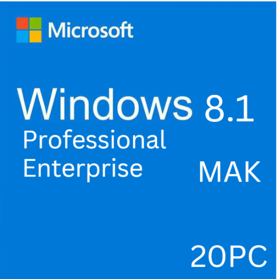 Windows 8.1Pro / Enterprise 20PC [MAK:Volume]