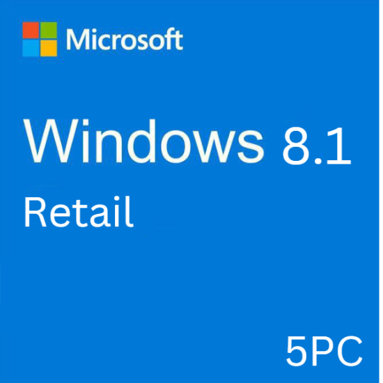 Windows 8.1 5PC [ Retail]