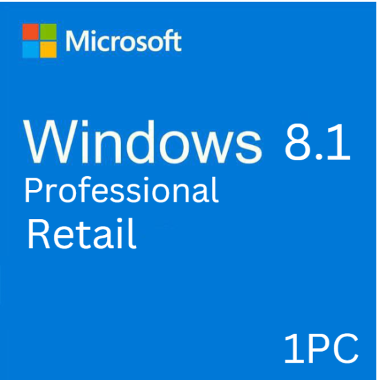 Windows 8.1 Pro 1PC [Retail Online]