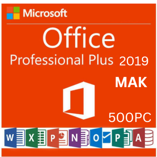 Office 2019 Pro Plus 500PC [MAK:Volume]