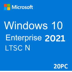 Windows 10 Enterprise LTSC 2021 N 20PC Windows 10 Enterprise LTSC 2021 N 20PC