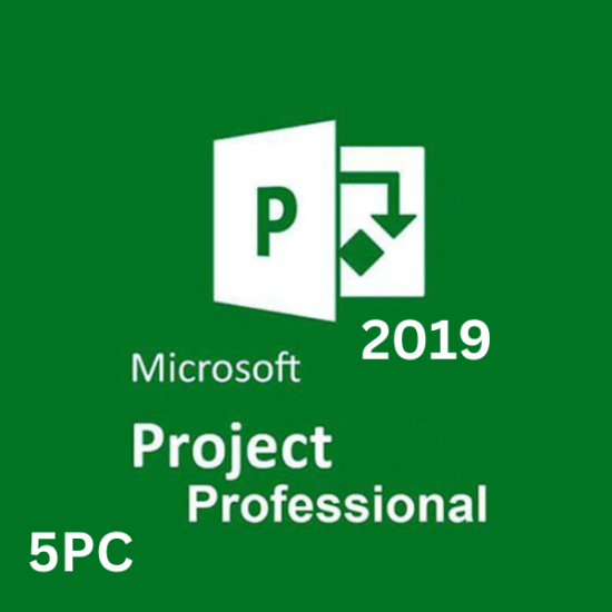 Project 2019 Professional 5PC [Retail Online]
