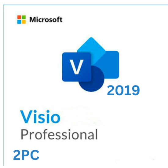 Visio 2019 Professional 2PC [Retail Online]