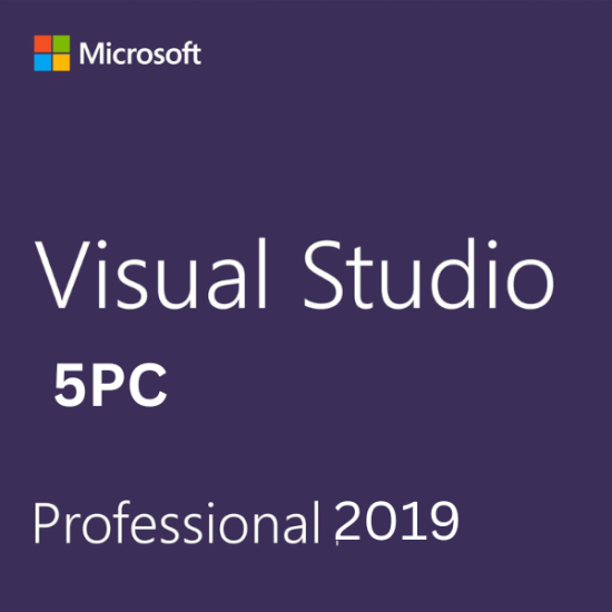 Visual Studio 2019 Professional 5PC [Retail Online]