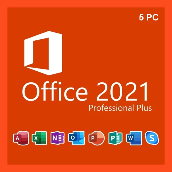 Office 2021 Pro Plus 5PC [Retail Online]