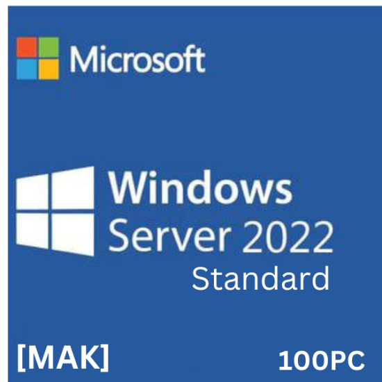 Windows Server 2022 Standard 100PC [MAK:Volume]