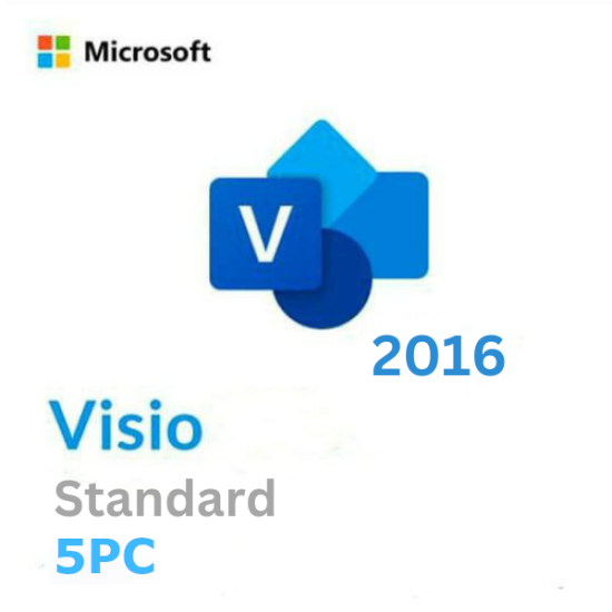 Visio 2016 Standard 5PC [Retail Online]