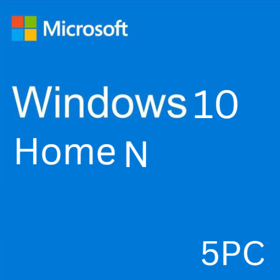 Windows 10 Home N 5PC [Retail Online]