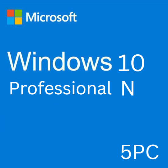 Windows 10 Pro N 5PC [Retail Online]